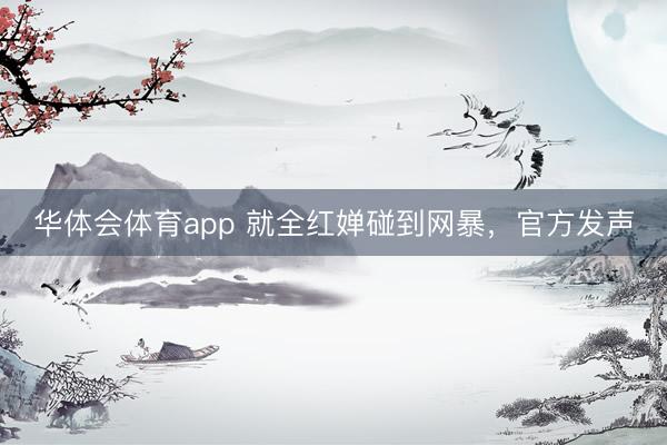 华体会体育app 就全红婵碰到网暴，官方发声