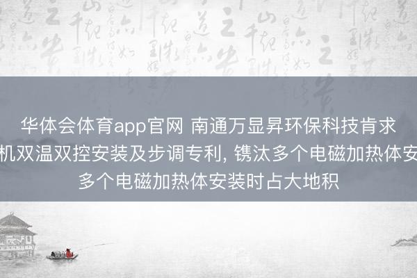 华体会体育app官网 南通万显昇环保科技肯求电磁伺服油温机双温双控安装及步调专利， 镌汰多个电磁加热体安装时占大地积